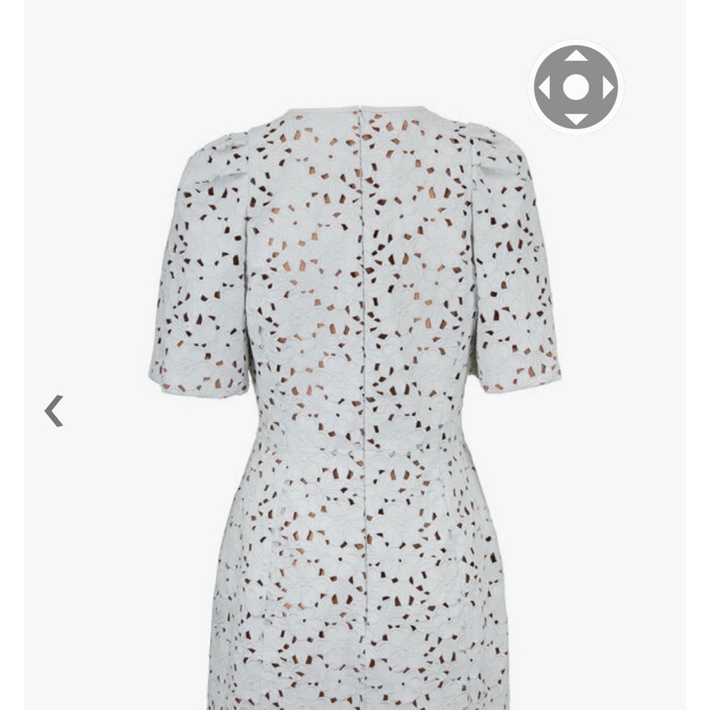 Michael Kors Collection Cream Lace Mini Dress leather - Picture 2 of 2